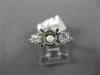 .42CT DIAMOND 14KT WHITE GOLD 3D FILIGREE HEART SEMI MOUNT ENGAGEMENT RING #1024