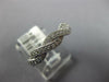 .33CT DIAMOND 14KT WHITE GOLD 3D CLASSIC INFINITY SEMI ETERNITY ANNIVERSARY RING