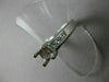 ESTATE WIDE .60CT DIAMOND 14K WHITE GOLD SEMI MOUNT LUCIDA ENGAGEMENT RING #2418