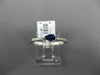 .37CT DIAMOND & AAA PEAR SHAPE SAPPHIRE 14KT WHITE GOLD 3D CLASSIC PROMISE RING