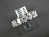 WIDE 2.04CT DIAMOND 18K WHITE GOLD OVAL & ROUND 7 STONE WEDDING ANNIVERSARY RING