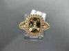 WIDE 1.51CT DIAMOND & AAA MORGANITE 14KT ROSE GOLD HALO FILIGREE ENGAGEMENT RING