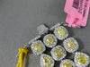 LARGE 20.24CT WHITE & FANCY YELLOW DIAMOND 18KT TWO TONE GOLD 3D TENNIS BRACELET