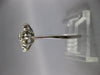 ESTATE .30CT DIAMOND 14KT WHITE GOLD 3D CLUSTER SNOWFLAKE FLOWER FUN RING #27322