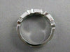 ESTATE PRINCESS ROUND DIAMOND BEZEL ANNIVERSARY WEDDING 14KT W GOLD RING #16953