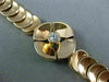 ANTIQUE .32CT OLD MINE EURO CUT DIAMOND 14KT ROSE GOLD 3D FLOWER BRACELET #640