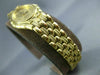 ESTATE LARGE VICENCE 18KT YELLOW GOLD 3D CLASSIC OVAL QUARTZ SWISS WATCH #18900