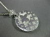 ANTIQUE 1.15CT DIAMOND 14K WHITE GOLD CROSS 3D CIRCULAR STAR BURST PENDANT 17742