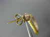LARGE 5.25CT PINK & FANCY YELLOW DIAMOND 18K YELLOW & ROSE GOLD HANGING EARRINGS