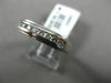 ESTATE .30CT DIAMOND 14KT WHITE GOLD 3D 8 STONE CHANNEL WEDDING ANNIVERSARY RING