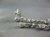 .36CT DIAMOND 14KT WHITE GOLD TRIPLE HEART BY THE YARD FILIGREE HANGING EARRINGS