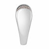 ESTATE 3.98CT PINK DIAMOND 18KT WHITE & ROSE GOLD PAVE OVAL SEMI BEZEL FUN RING