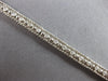 .80CT DIAMOND 14KT WHITE GOLD FILIGREE PAST PRESENT FUTURE FUN TENNIS BRACELET