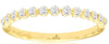 ESTATE .25CT DIAMOND 14K YELLOW GOLD SHARED PRONG SEMI ETERNITY ANNIVERSARY RING