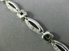 ESTATE .85CT DIAMOND 14KT WHITE GOLD 3D CLASSIC MARQUISE FLOWER BRACELET #11952