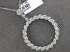 LARGE 2.88CT DIAMOND 14KT WHITE GOLD 3D MULTI LEAF FLOWER CIRCLE OF LIFE PENDANT