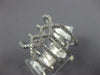 ESTATE LARGE .69CT DIAMOND 18KT WHITE GOLD 3D MULTI ROW INFINITY LOVE RING