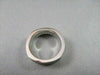 WIDE 7mm HAND CRAFTED .90CT F VVS DIAMOND 14KT WHITE GOLD MENS WEDDING BAND !!!!