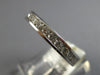 1.15CT DIAMOND 14KT WHITE GOLD 3D CHANNEL ETERNITY 3mm WEDDING ANNIVERSARY RING