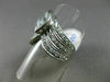 ESTATE WIDE 1.15CT OLD MINE DIAMOND 14K WHITE GOLD 3D MARQUISE V ENGAGEMENT RING