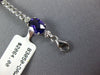 7.04CT DIAMOND & AAA AMETHYST 14KT WHITE GOLD 3D OVAL & ROUND TENNIS BRACELET