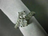 ESTATE LARGE 1.50CT ROUND DIAMOND 14KT WHITE GOLD 2 STONE CRISS CROSS LOVE RING