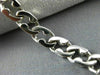 ESTATE WIDE 14KT WHITE GOLD SOLID HANDCRAFTED ITALIAN CLASSIC BRACELET #22768