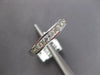 .35CT DIAMOND 14KT WHITE GOLD ROUND & BAGUETTE CHANNEL WEDDING ANNIVERSARY RING