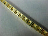 ANTIQUE WIDE 2.30CT DIAMOND 14KT YELLOW GOLD WAVE ZIG ZAG TENNIS BRACELET #19746