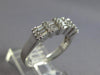 .73CT DIAMOND 18KT WHITE GOLD 3D ROUND & BAGUETTE CHANNEL PRONG MULTI ROW RING
