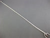 ESTATE .96CT DIAMOND 18KT WHITE GOLD 3D CLASSIC ROUND 2mm LOVE TENNIS BRACELET