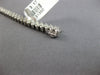 3.17CT DIAMOND 14K WHITE GOLD 3D ROUND MARQUISE SHAPE MULTI LEAF TENNIS BRACELET