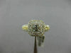 WIDE .66CT DIAMOND 14K TWO TONE GOLD 3D SEMI ETERNITY SEMI MOUNT ENGAGEMENT RING