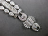 EXTRA LARGE 16.43CT DIAMOND 18KT WHITE GOLD MULTI SHAPE ROYAL COCKTAIL BRACELET