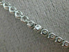 ANTIQUE 8.32CT DIAMOND & AAA SAPPHIRE 18KT WHITE GOLD MULTI DROP NECKLACE #385