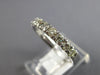 .77CT DIAMOND 14KT WHITE GOLD 3D 4 PRONG SEMI ETERNITY WEDDING ANNIVERSARY RING