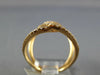 ESTATE EXTRA LARGE .66CT DIAMOND 18KT ROSE GOLD 3D CLASSIC LOVE KNOT FUN RING
