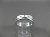 ESTATE WIDE 0.24CTW DIAMOND 14KT WHITE GOLD BRICK DESIGN ETOLIE MENS RING #17839