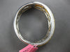 GIA LARGE 17.42CT WHITE & FANCY YELLOW DIAMOND 18K 2 TONE GOLD BANGLE BRACELET