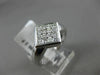 ESTATE .86CT PRINCESS DIAMOND 18KT WHITE GOLD 3D SQUARE INVISIBLE PROMISE RING