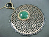 ESTATE LARGE 1.02CT DIAMOND & MULTI GEM 14KT TWO TONE GOLD BY THE YARD PENDANT