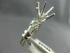 ESTATE .45CT DIAMOND 14KT WHITE GOLD 3D ROUND SEMI MOUNT ENGAGEMENT RING #8988