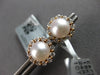 .47CT DIAMOND & AAA SOUTH SEA PEARL 18KT ROSE AND 14KT YELLOW GOLD STUD EARRINGS