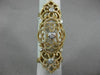 ESTATE EXTRA LARGE 1.85CT DIAMOND 14KT ROSE GOLD HEART FLEXIBLE FULL FINGER RING