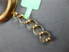 EXTRA LARGE & LONG 1.10CT DIAMOND 18KT 2 TONE GOLD SWIRL TOGGLE ITALIAN BRACELET