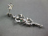 ESTATE .90CT DIAMOND & AAA EMERALD 18KT WHITE GOLD FILIGREE CHANDELIER EARRINGS