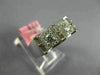 WIDE .95CT DIAMOND 18KT WHITE GOLD ROUND & BAGUETTE SQUARE HALO ANNIVERSARY RING