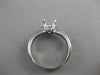 ESTATE PLATINUM RING PRINCESS ROUND DIAMOND ENGAGEMENT MOUNT SETTING 7MM #21507