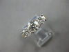 LARGE 1.35CT DIAMOND 14KT YELLOW GOLD & PLATINUM 3 STONE ENAGEMENT RING #28028