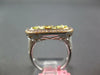 EXTRA LARGE 3.24CT WHITE CANARY & PINK DIAMOND 18K WHITE & ROSE GOLD 3D FUN RING